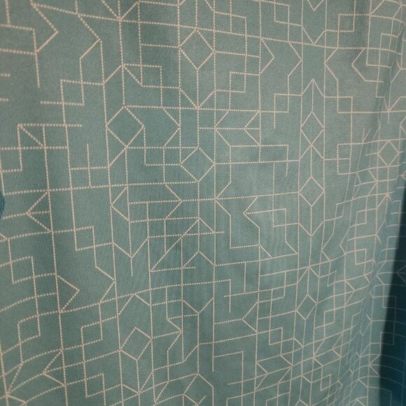 Nike Pro Hyperwarm Geo Print Training Shirt Teal  Large - Picture 7 of 7